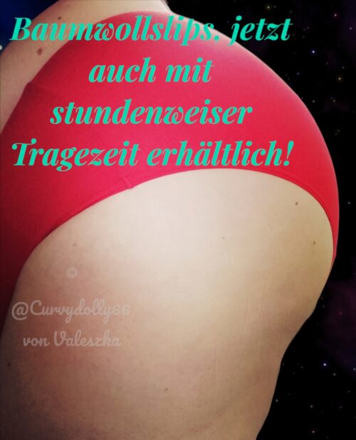 STUNDENSLIP! Baumwolle, L o. XL