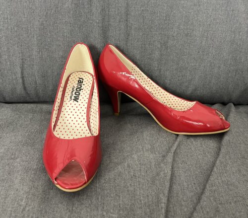 Abgetanzte Lack Pumps