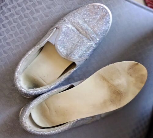 You must have this sole ... plus the glitter sneakers