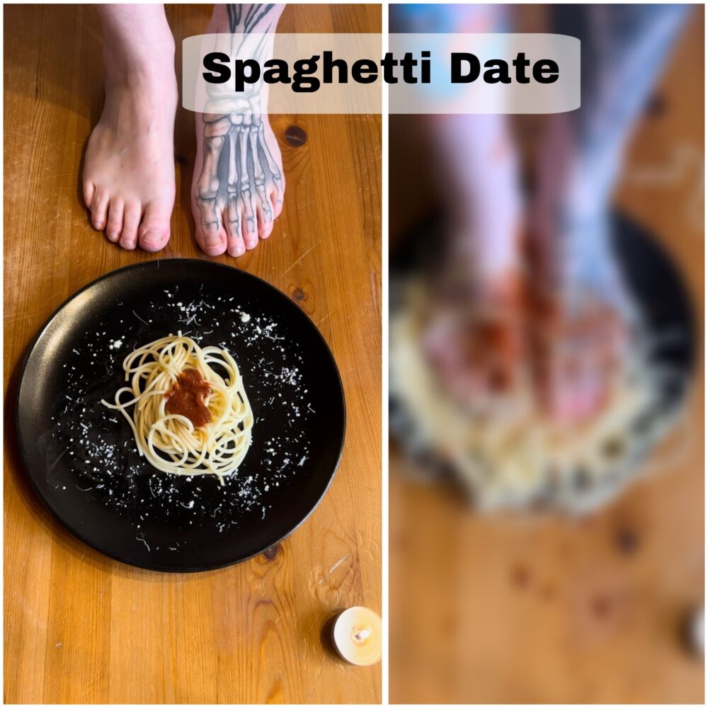 Spaghetti Date 🦶🏻🍝 – Videos
