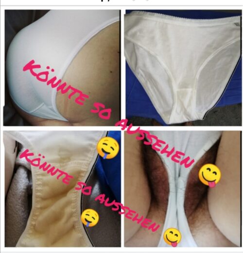 🤍Schlichter weißer Baumwollslip,  XXL 🤍