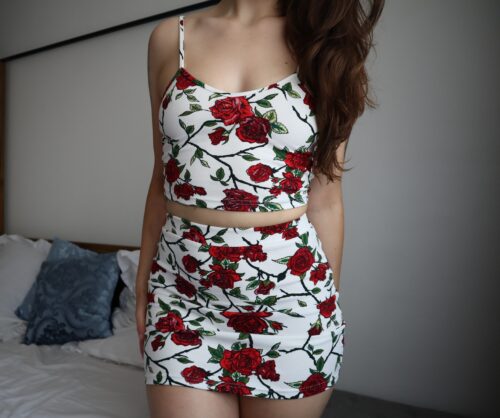 süßes Set "Roses🌹" (Rock+Top)