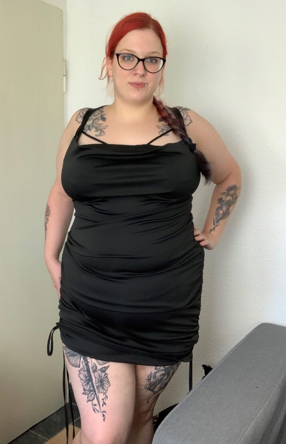 Sexy enges Kleid