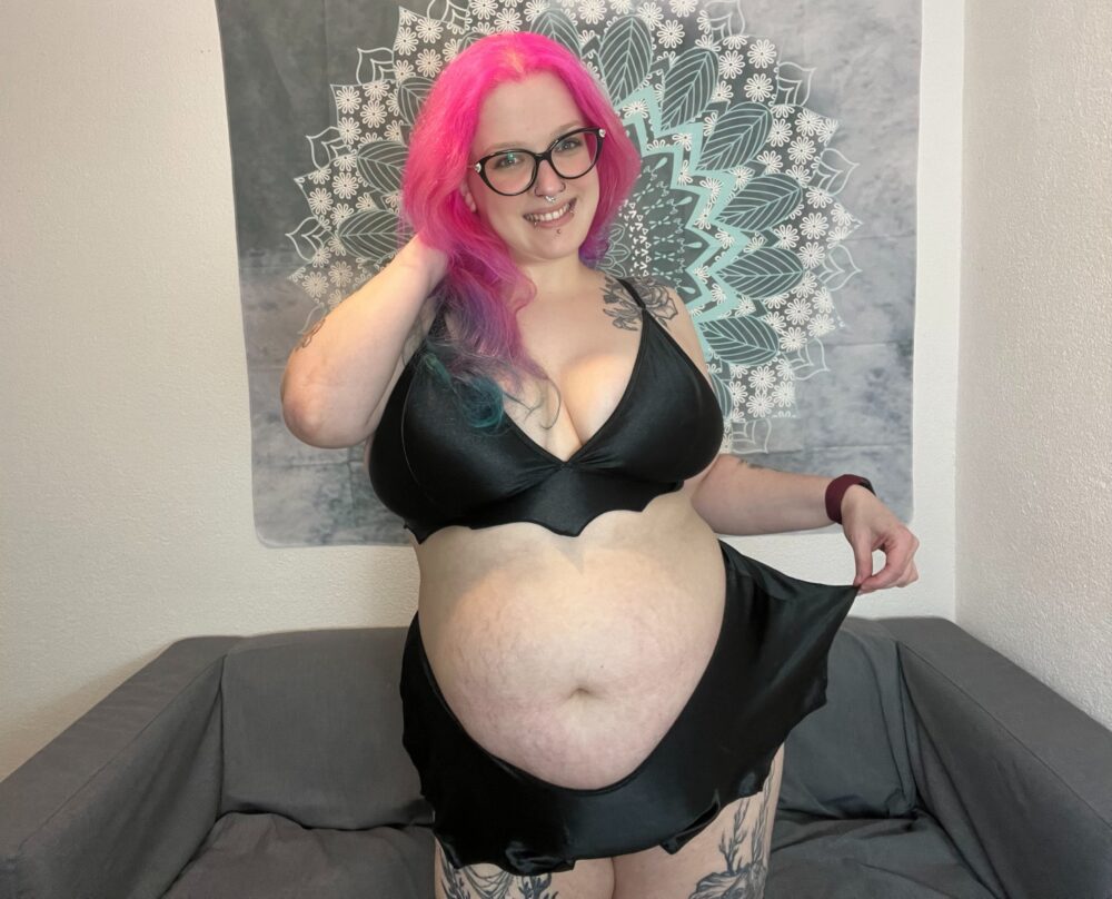 Sexy Fledermaus Set mit Höschen und BH