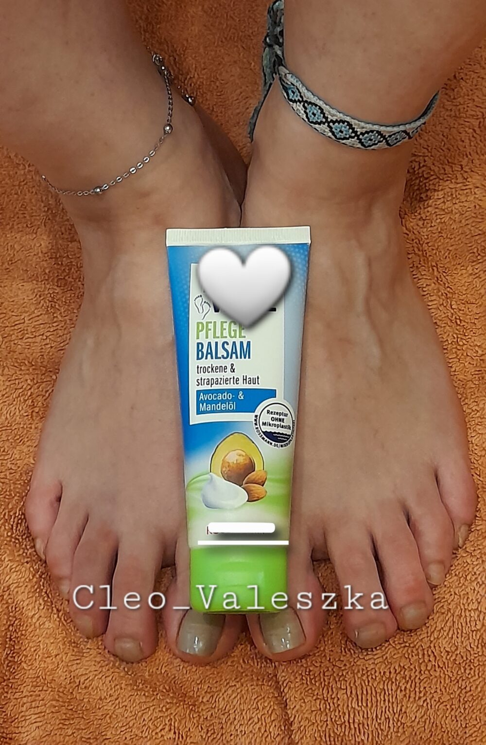 Füße eincremen - Mein erstes Video