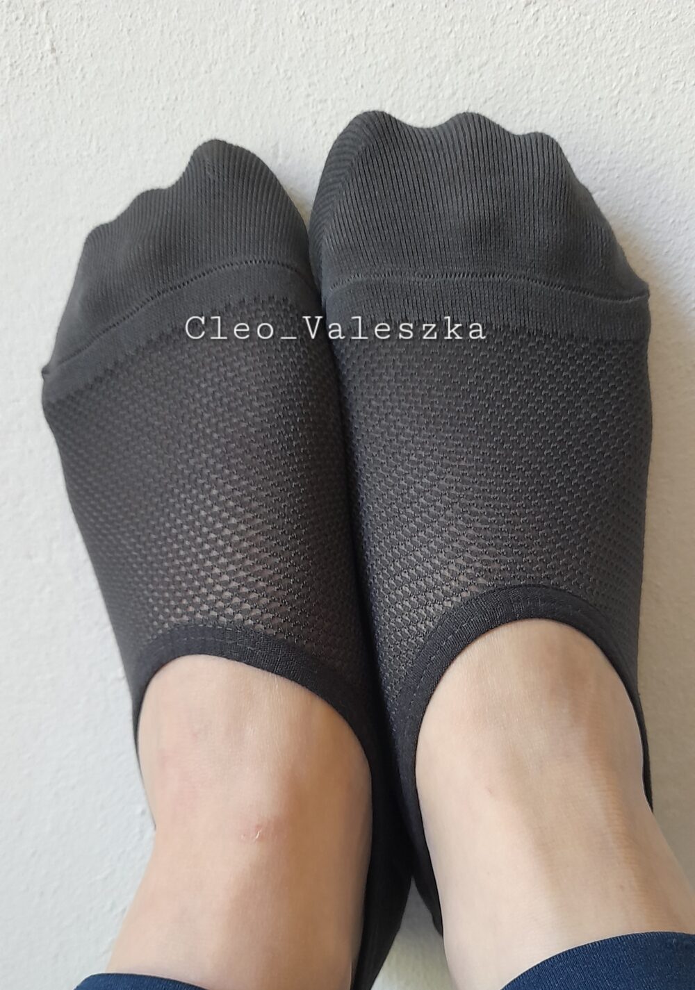Mesh Socken – Getragene Strümpfe