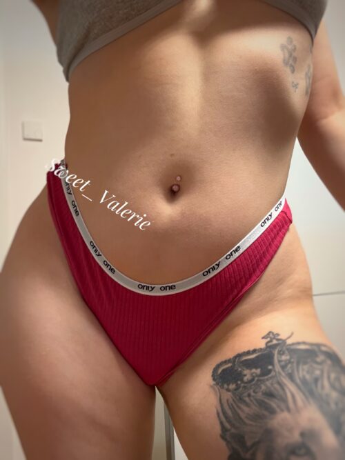 🔥🔥Sexy extra feuchter Slip in rot 🥵💦