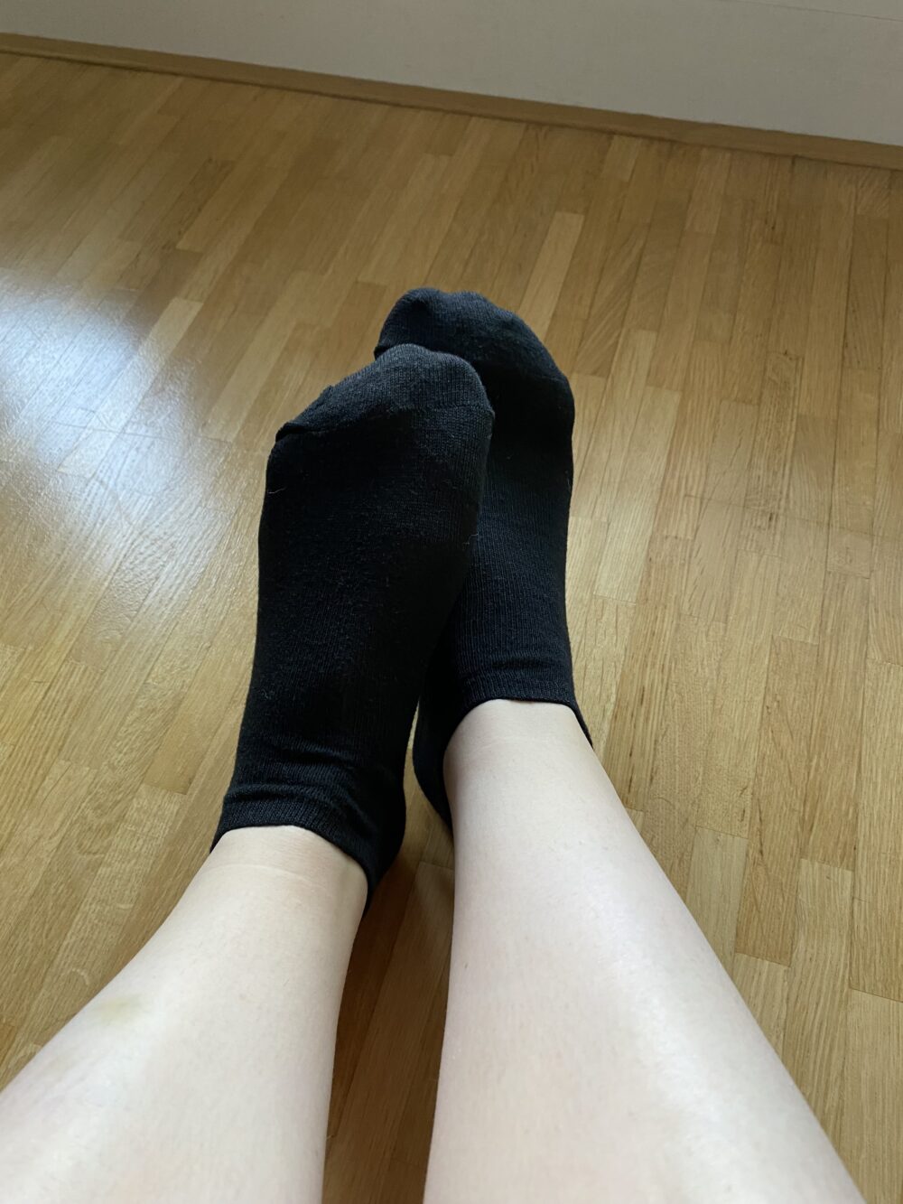 ❤️Meine duftenden schwarzen Socken für dich ❤️🦨 – Getragene Strümpfe