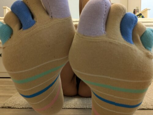 💧Scented toe socks💝