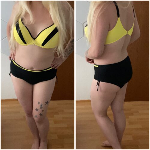 Bikini in Schwarz Gelb – Sets