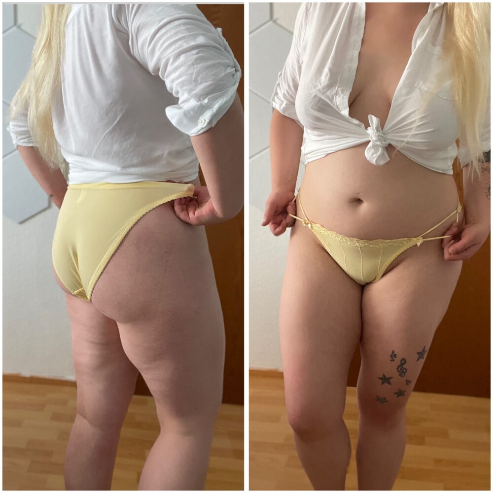 Slip und String Auswahl – Getragene Slips