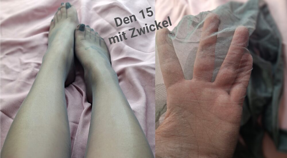 Zarte 15 Den Nylon Strumpfhosen warten auf dich 😍