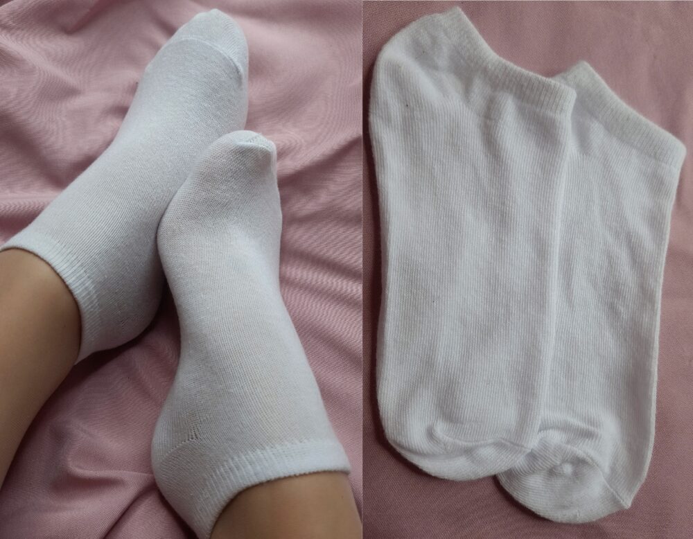 Weiße Sneaker Socken warten auf dich 😍