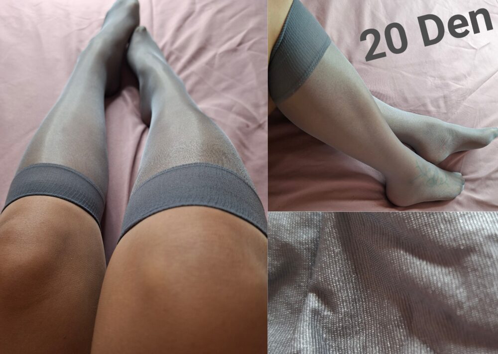 Heiße Nylon Kniestrümpfe Platin warten auf dich 🥰