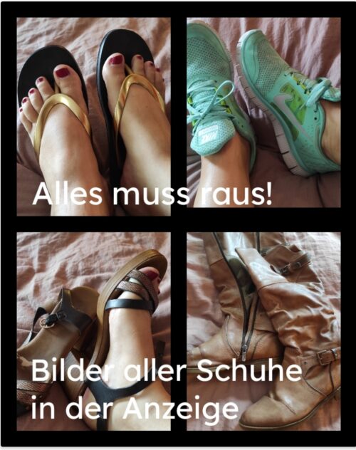 Ausverkauf! Jedes Paar 10€! Sandalen, Heels, Boots, Stiefel, Sneakers, Schlappen, FlipFlops
