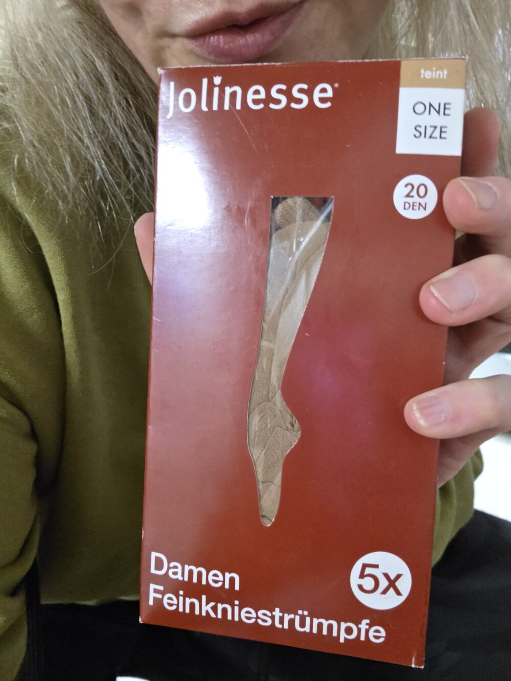 Nylonstrümpfe Hautfarben