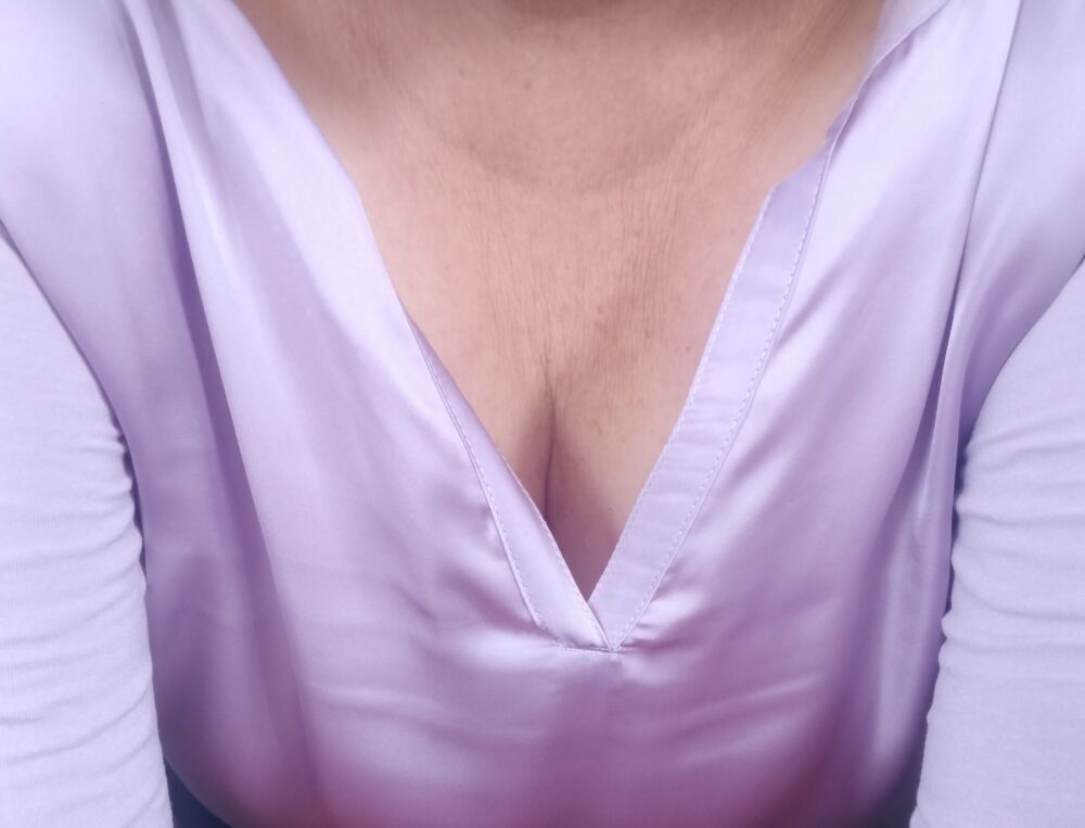 Meine sanfte, fliederfarbene Träume - Meine Bluse der Marke Sienna