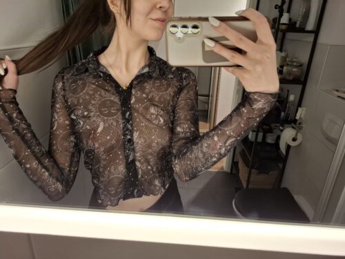 Oberteil 3/3 - zart und verspielt 🖤