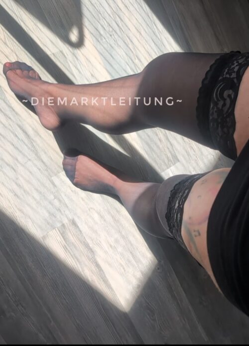 Schwarze Nylons 💞Wie lang soll ich sie dir tragen?