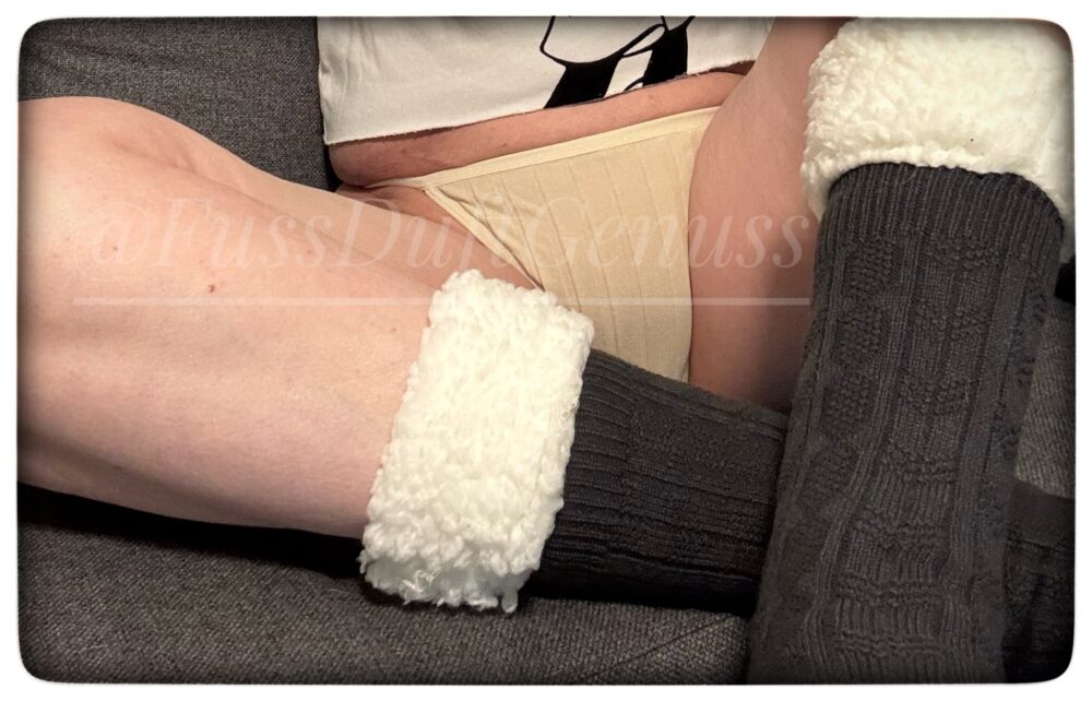 Dicke gefütterte Kniestrümpfe mit Fleece