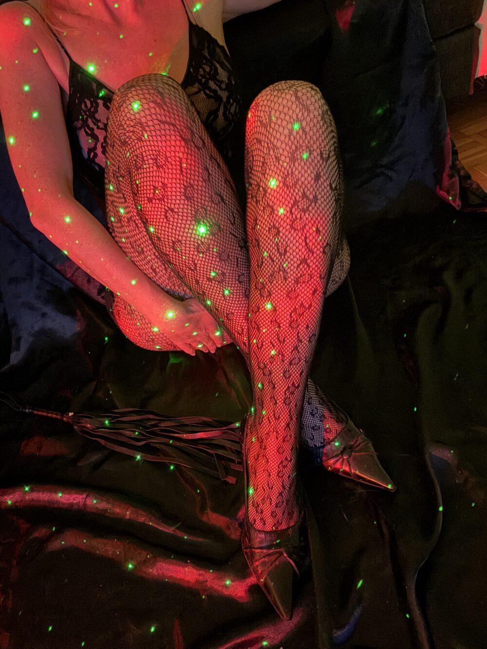 Nylons Leopardenmuster