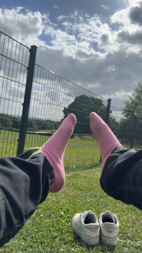 Sneaker Socken rosa – Versandfertig