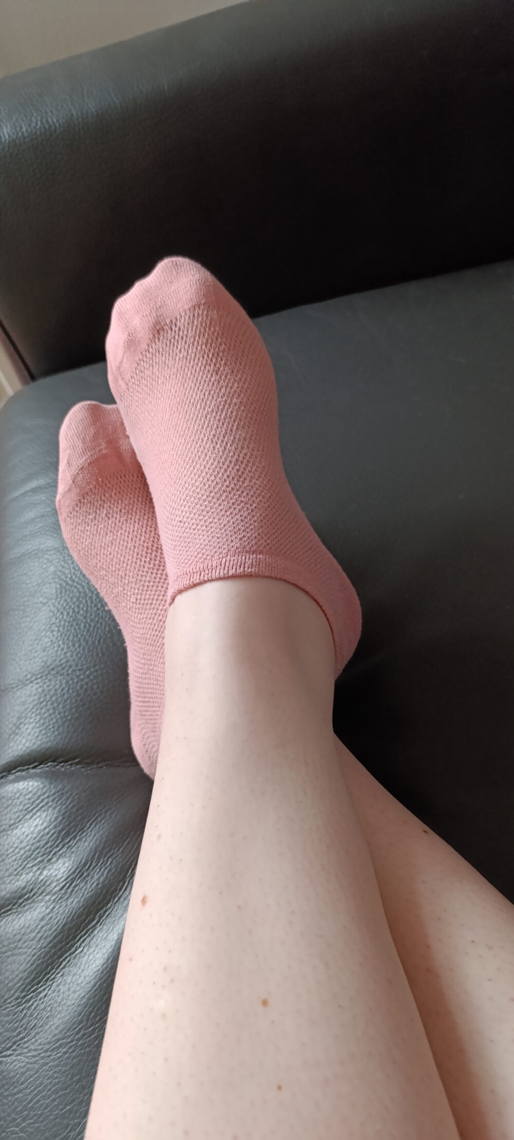 Rosa Sneaker Socken – Getragene Strümpfe