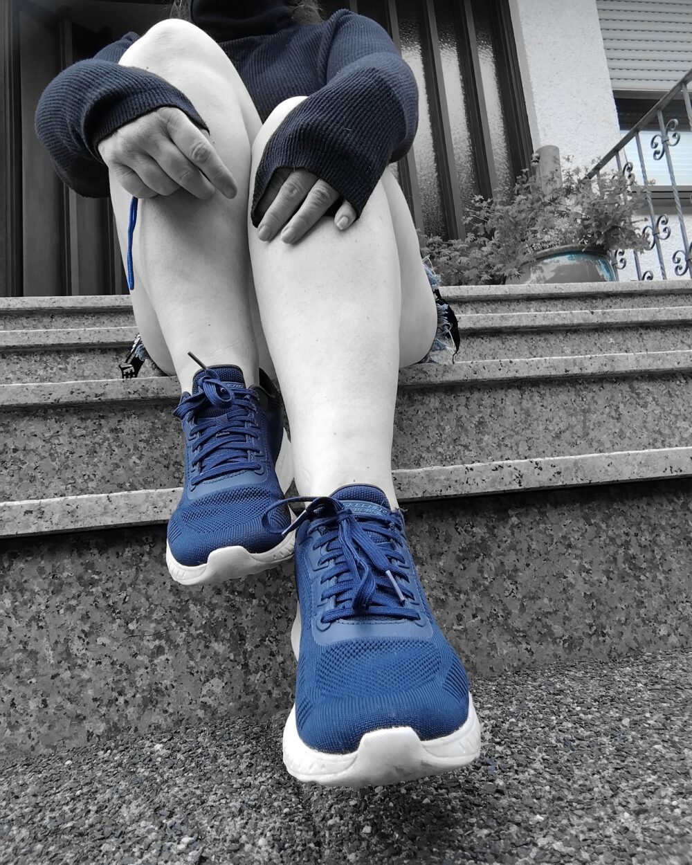 Olle Sketchers, gern mit Anweisung – Getragene Schuhe
